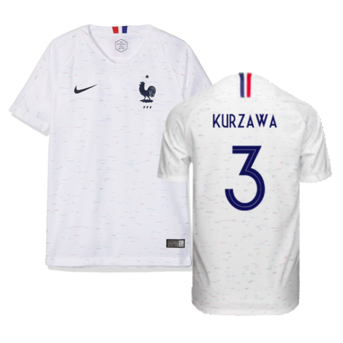 France 2018-19 Away Shirt (XL) (Good) (Kurzawa 3)