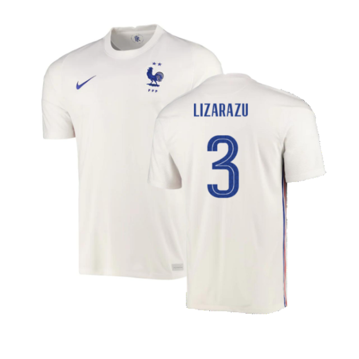 France 2020-21 Away Shirt (XXL) (Good) (Lizarazu 3)