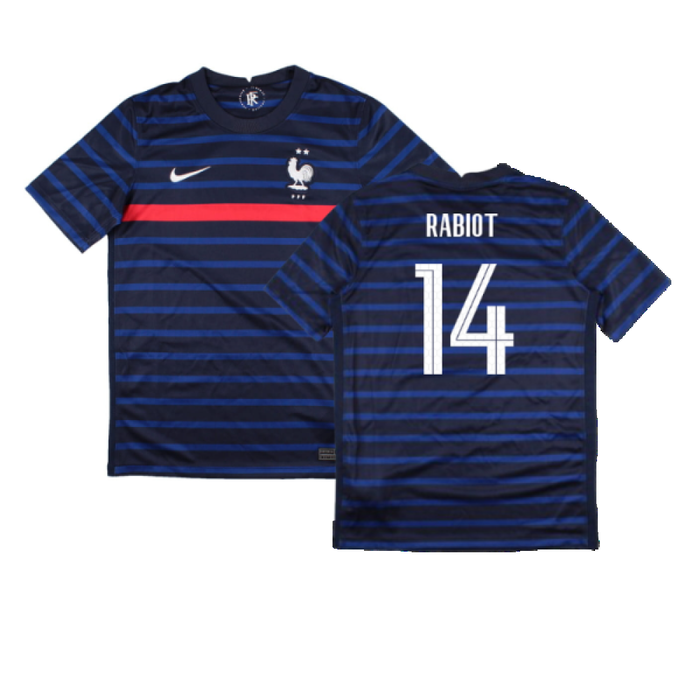 France 2020-21 Home Shirt (Mint) (Rabiot 14)