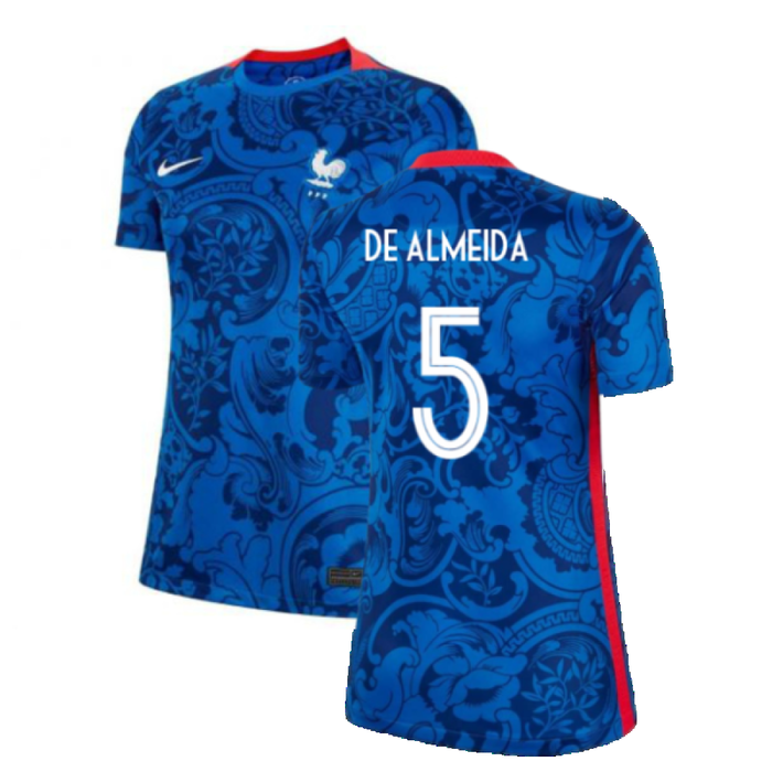 France 2022-23 Womens World Cup Home Shirt (Womens M) (De Almeida 5) (Excellent)