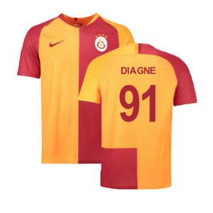 Galatasaray 2018-19 Home Shirt (2XL) (Excellent) (Diagne 91)_0