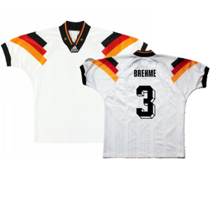 Germany 1992-93 Home Shirt (Excellent) (Brehme 3)_0