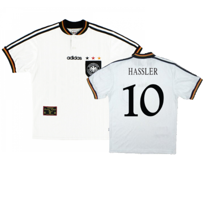 Germany 1996-98 Home Shirt (XL) (Very Good) (Hassler 10)