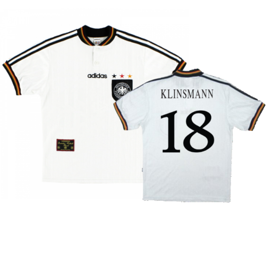 Germany 1996-98 Home Shirt (XL) (Excellent) (Klinsmann 18)_0