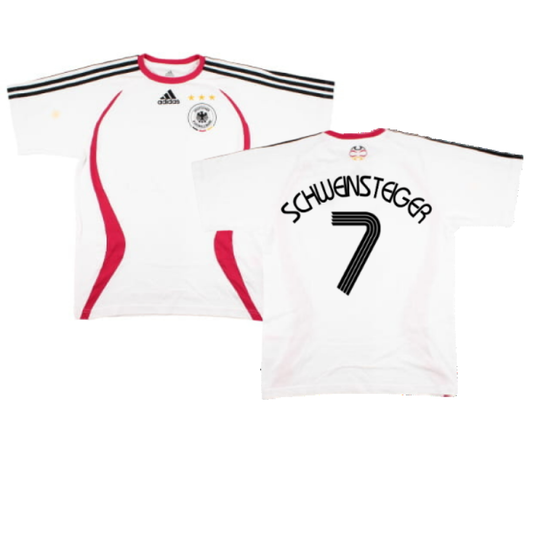 Germany 2006-07 Adidas Training Shirt (M) (Schweinsteiger 7) (Very Good)_0