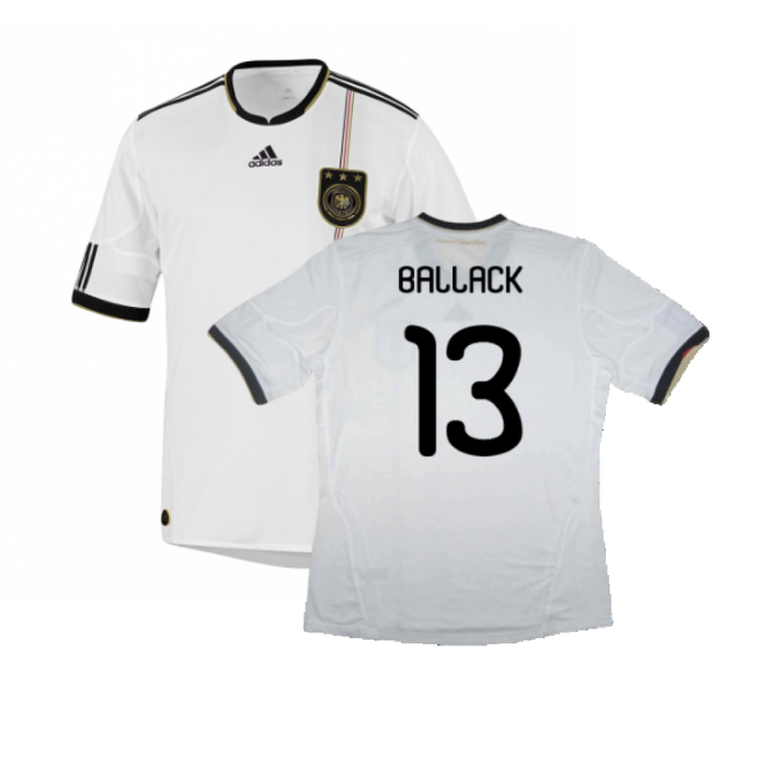 Germany 2010-11 Home Shirt (M) (Good) (BALLACK 13)