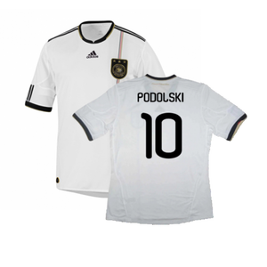 Germany 2010-11 Home Shirt (M) (Good) (PODOLSKI 10)_0