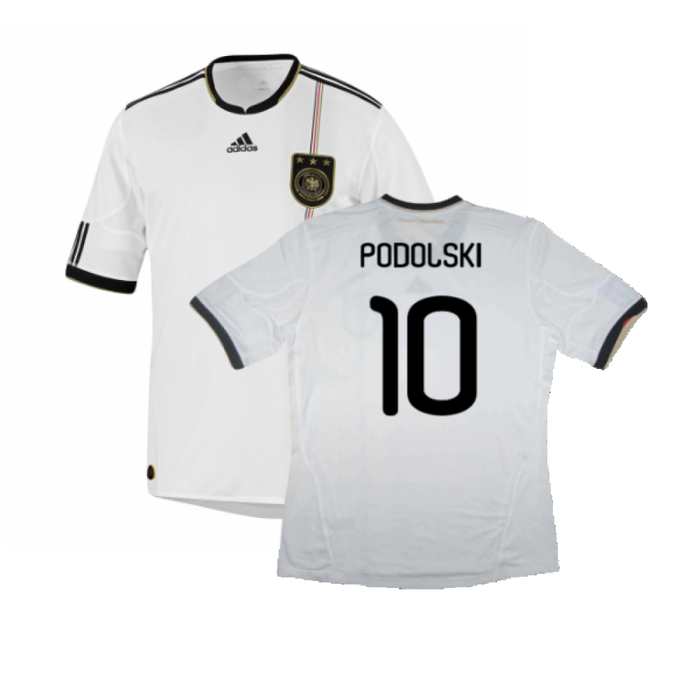 Germany 2010-11 Home Shirt (M) (Good) (PODOLSKI 10)