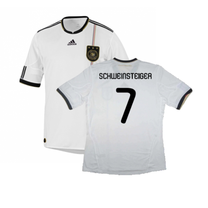 Germany 2010-11 Home Shirt (M) (Good) (SCHWEINSTEIGER 7)