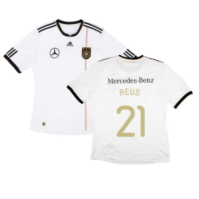 Germany 2010-11 Home Shirt with Mercedes Sponsor (XL) (REUS 21) (Good)