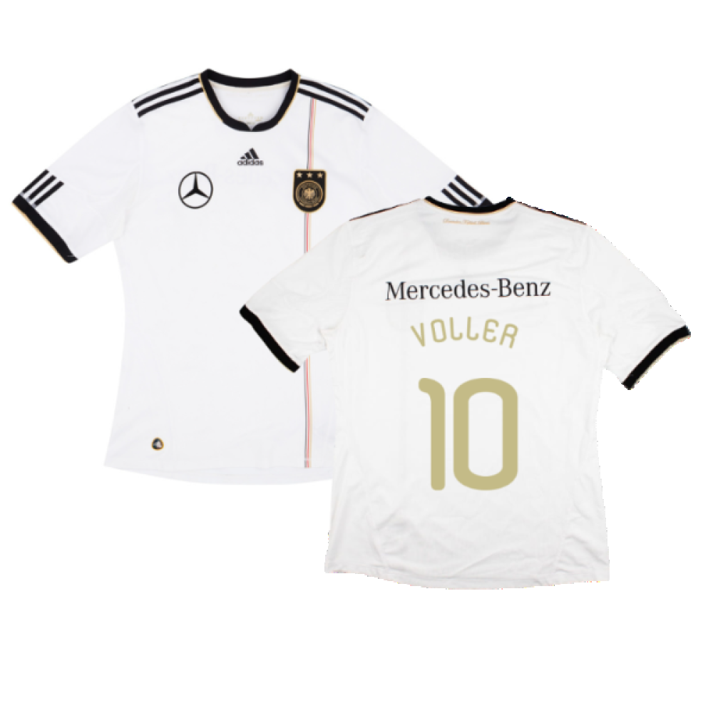 Germany 2010-11 Home Shirt with Mercedes Sponsor (L) (VOLLER 10) (Very Good)_0