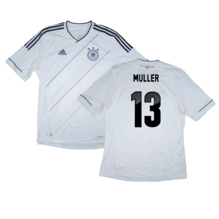 Germany 2012-13 Home Shirt (MB) Muller #13 (Mint) (Muller 13)