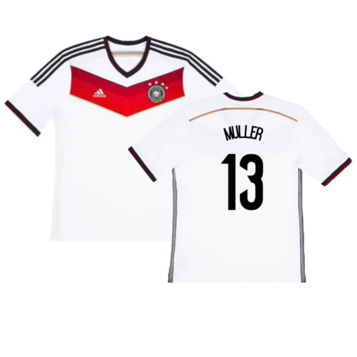 Germany 2014-15 Home Shirt (S) (Good) (Muller 13)