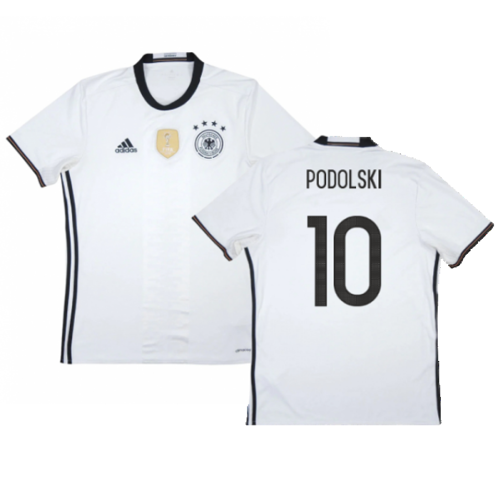 Germany 2015-16 Home Shirt (Womens M) (Excellent) (Podolski 10)_0