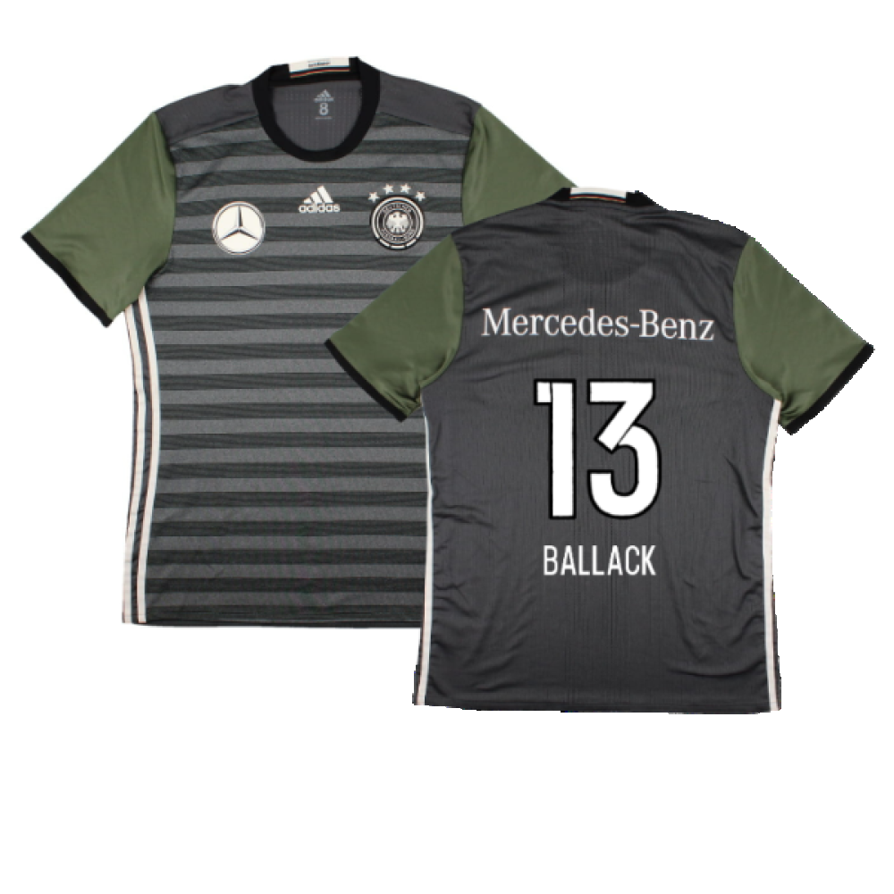 Germany 2016-17 Away Match Issue Shirt (L) (Excellent) (Ballack 13)_0