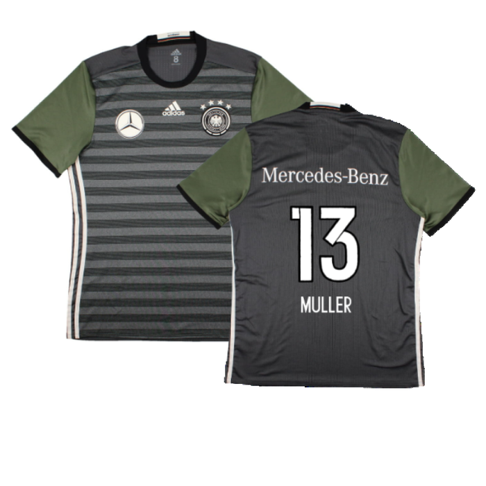 Germany 2016-17 Away Match Issue Shirt (L) (Excellent) (Muller 13)