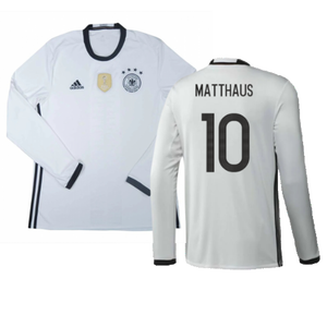 Germany 2016-17 Long Sleeve Home Shirt (Very Good) (Matthaus 10)_0