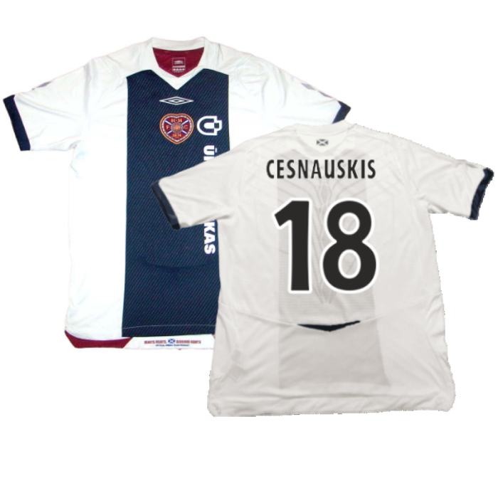 Hearts 2008-09 Away Shirt (XXL) (BNWT) (Cesnauskis 18)