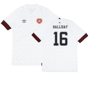 Hearts 2022-23 Away Shirt (Sponsorless) (XXL) (Very Good) (HALLIDAY 16)_0