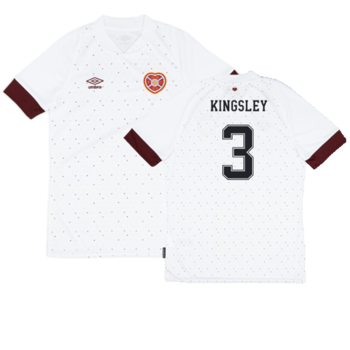 Hearts 2022-23 Away Shirt (Sponsorless) (XXL) (Very Good) (KINGSLEY 3)