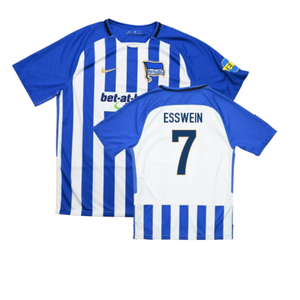 Hertha Berlin 2017-18 Home Shirt (XL) (Excellent) (Esswein 7)_0