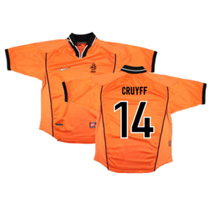 Holland 1998-1999 Home Shirt (M) (Good) (Cruyff 14)_0