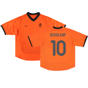 Holland 2000-02 Home Shirt (Excellent) (Bergkamp 10)_0