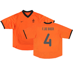 Holland 2000-02 Home Shirt (Excellent) (F.De Boer 4)_0