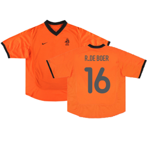 Holland 2000-02 Home Shirt (Excellent) (R.De Boer 16)_0