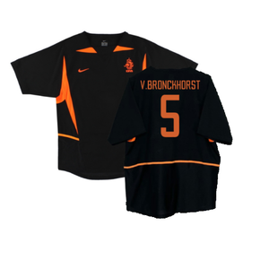 Holland 2002-04 Away Shirt (S) (Excellent) (V.Bronckhorst 5)_0