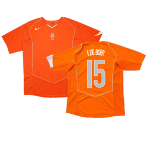 Holland 2004-06 Home Shirt (Excellent) (F.De Boer 15)_0