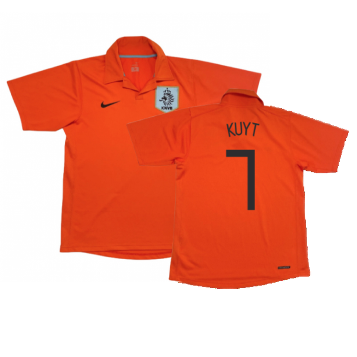 Holland 2006-08 Home Shirt (S) (Excellent) (Kuyt 7)