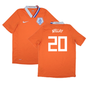 Holland 2008-10 Home Shirt (L) (Mint) (Afellay 20)_0