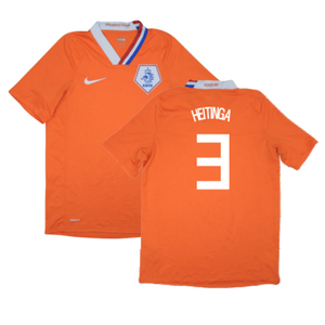 Holland 2008-10 Home Shirt (M) (Excellent) (Heitinga 3)_0