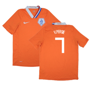 Holland 2008-10 Home Shirt (Very Good) (V.Persie 7)_0