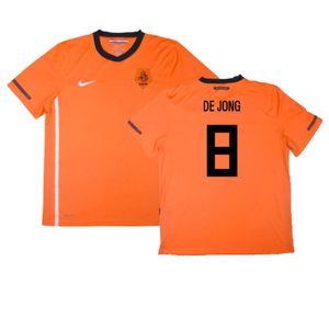 Holland 2010-11 Home Shirt (S) (Excellent) (De Jong 8)_0