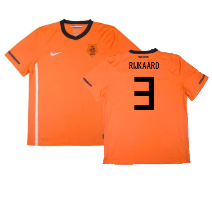 Holland 2010-11 Home Shirt (M) (Mint) (Rijkaard 3)