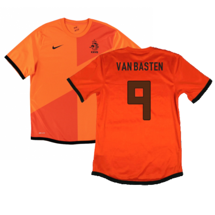 Holland 2012-13 Home Shirt (M) (Very Good) (Van Basten 9)