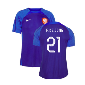 Holland 2022-23 Nike Training Shirt (L) (F.DE JONG 21) (Excellent)_0