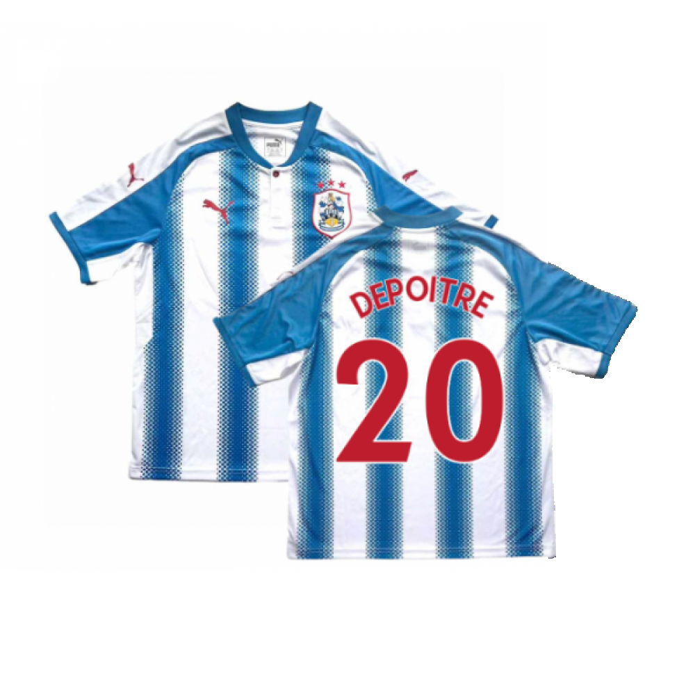 Huddersfield 2017-18 Home Shirt (Excellent) (Depoitre 20)_0