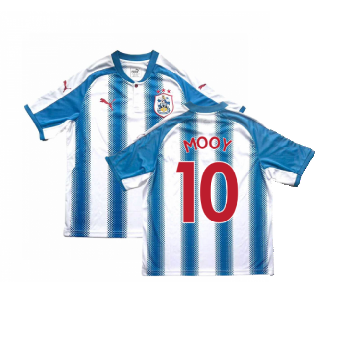 Huddersfield 2017-18 Home Shirt (Mint) (Mooy 10)