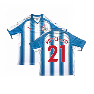 Huddersfield 2017-18 Home Shirt (Excellent) (Pritchard 21)_0