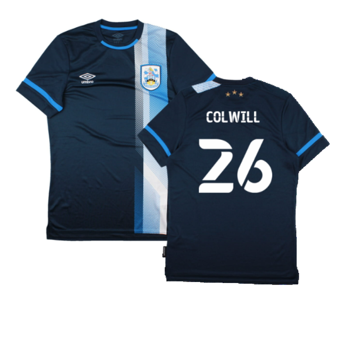 Huddersfield 2021-22 Away Shirt (Sponsorless) (M) (COLWILL 26) (Mint)