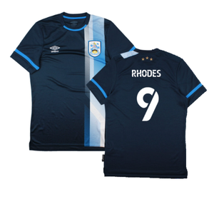 Huddersfield 2021-22 Away Shirt (Sponsorless) (S) (RHODES 9) (Mint)_0