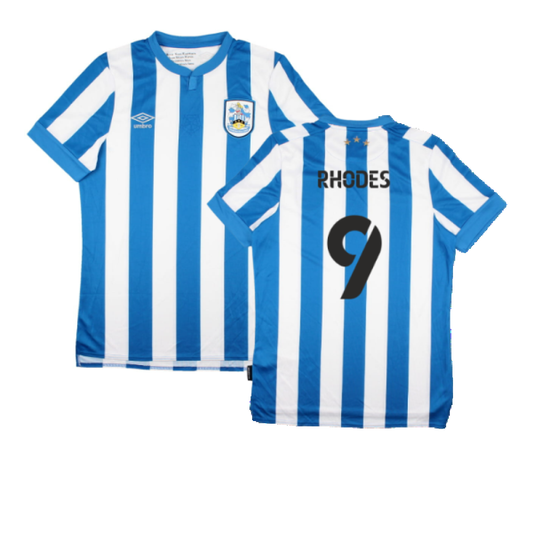 Huddersfield 2021-22 Home Shirt (Sponsorless) (M) (RHODES 9) (Mint)_0