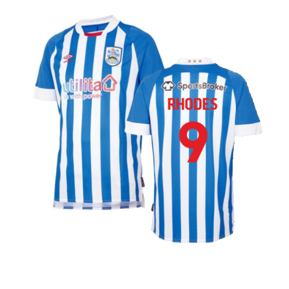 Huddersfield 2022-23 Home Shirt (XL) (RHODES 9) (Mint)_0