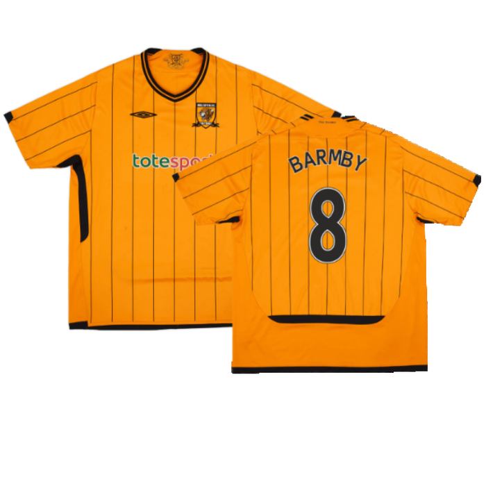 Hull City 2009-10 Home Shirt (M) (Mint) (Barmby 8)