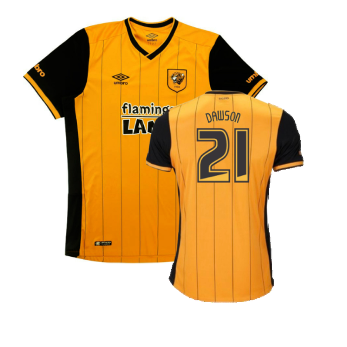 Hull City 2015-16 Home Shirt (2XL) (Excellent) (Dawson 21)