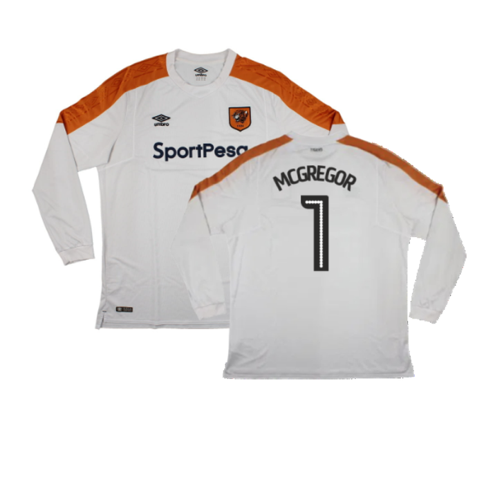 Hull City 2017-18 Long Sleeve Away Shirt (XXL) (Excellent) (McGregor 1)