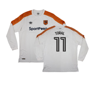 Hull City 2017-18 Long Sleeve Away Shirt (XXL) (Excellent) (Toral 11)_0